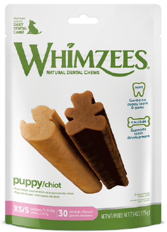 Whimzees Extra Small - Small Puppy Dental Chew 7.9oz