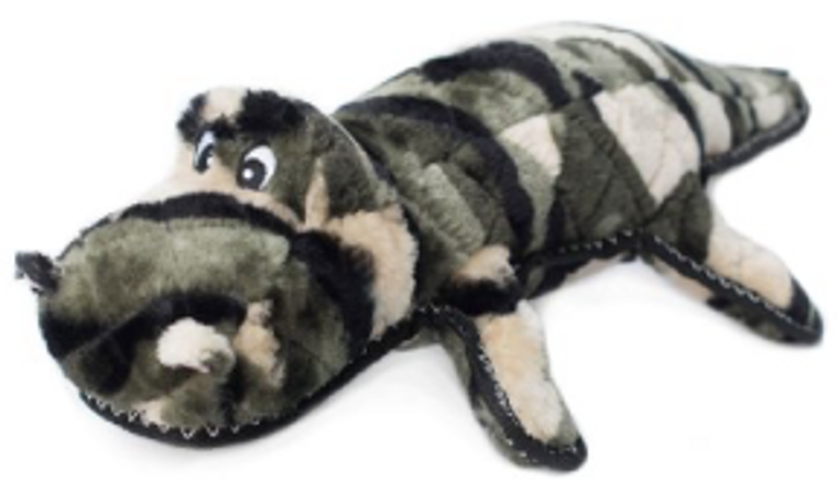 Zippy Paws Grunterz Camron Gator Dog Toy
