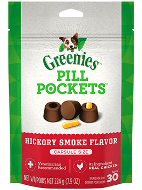 Greenies Pill Pocket Dog Hickory 30 Count