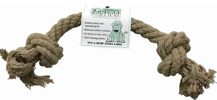 From The Field Extra Large Tug A Hemp Dog Toy