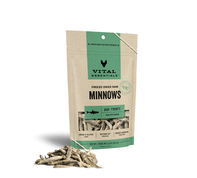 Vital Essentials Freeze-Dried Dog Treats Minnows 1oz