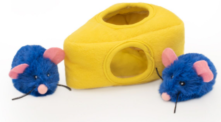 ZippyClaws Burrow Mice 'n Cheese Cat Toy