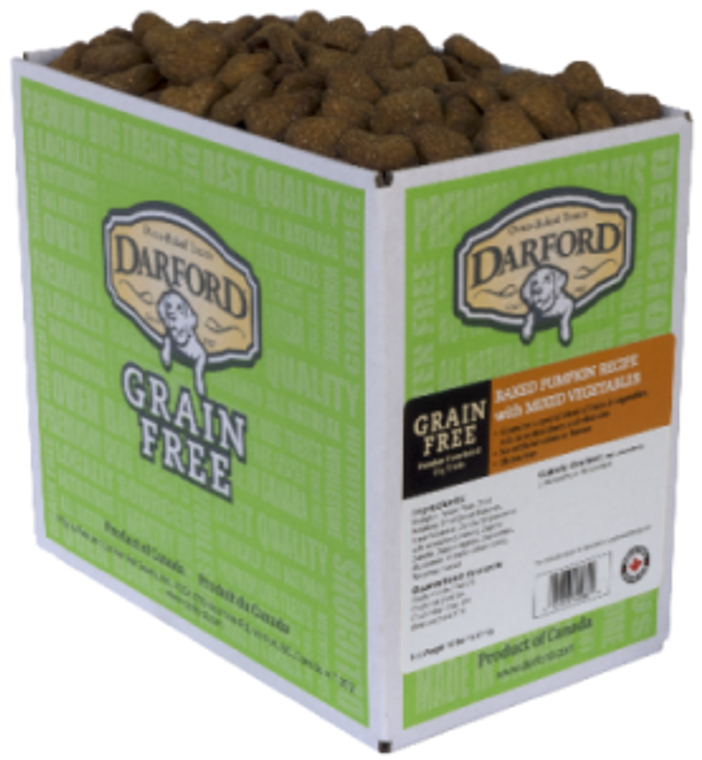 Darford Grain Free Pumpkin Heart Dog Treat 15lb