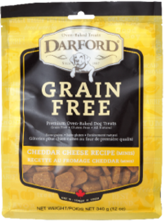 Darford Grain Free Cheddar Heart Dog Treat 12oz