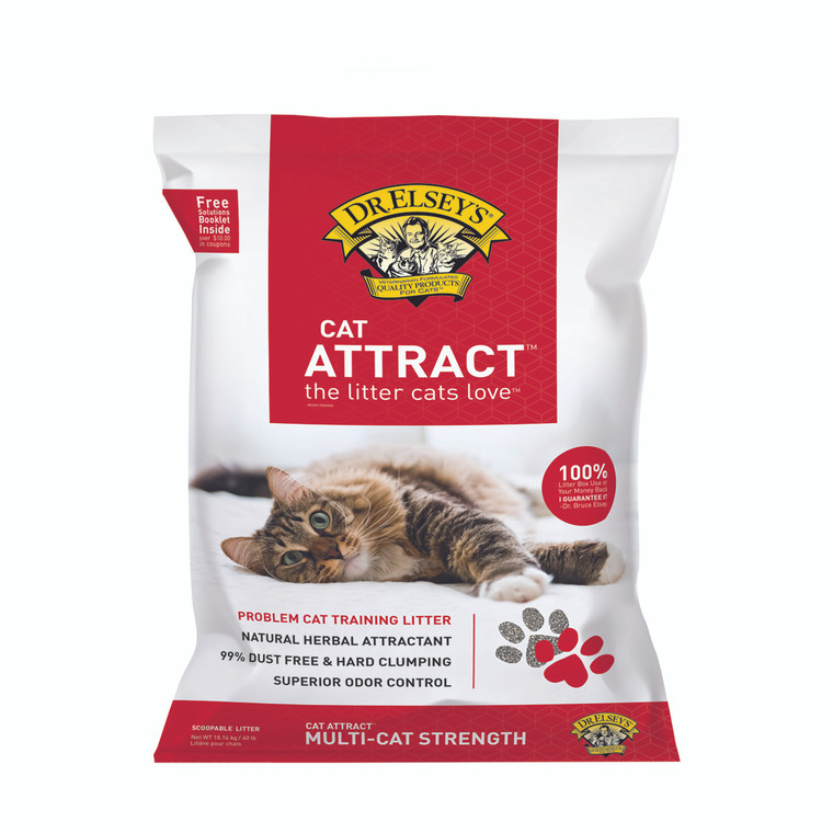 Dr. Elsey's Cat Attract Scoopable Cat Litter 40lb