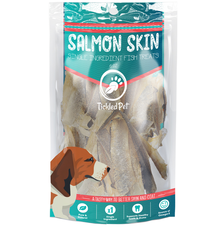 Tickled Pet Premium Salmon Skins 6oz