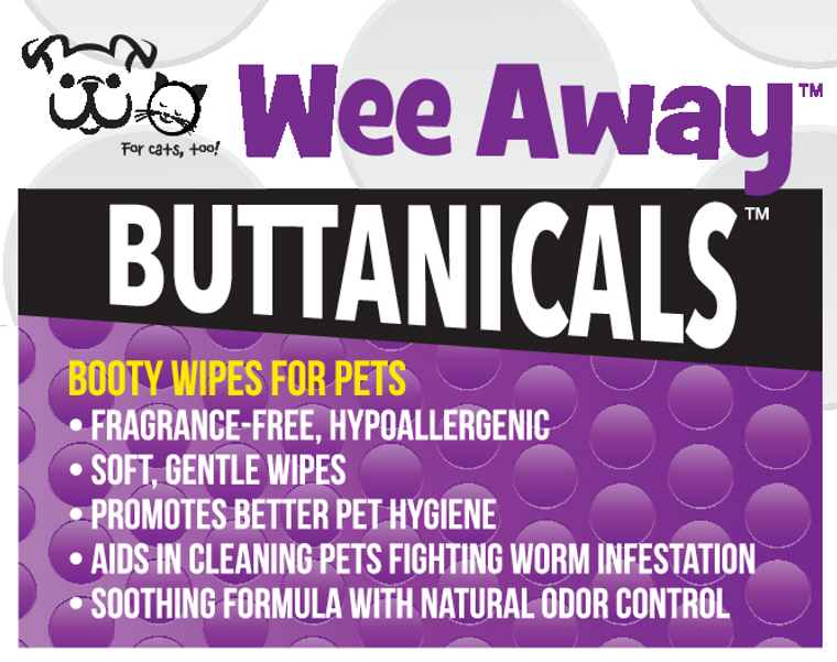 Wee Away Buttanical Wipes 30 Ct