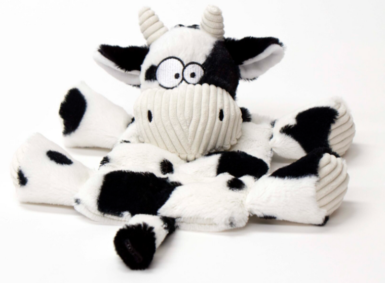 Steel Dog Dog Toy Barnyard Buddies Cow
