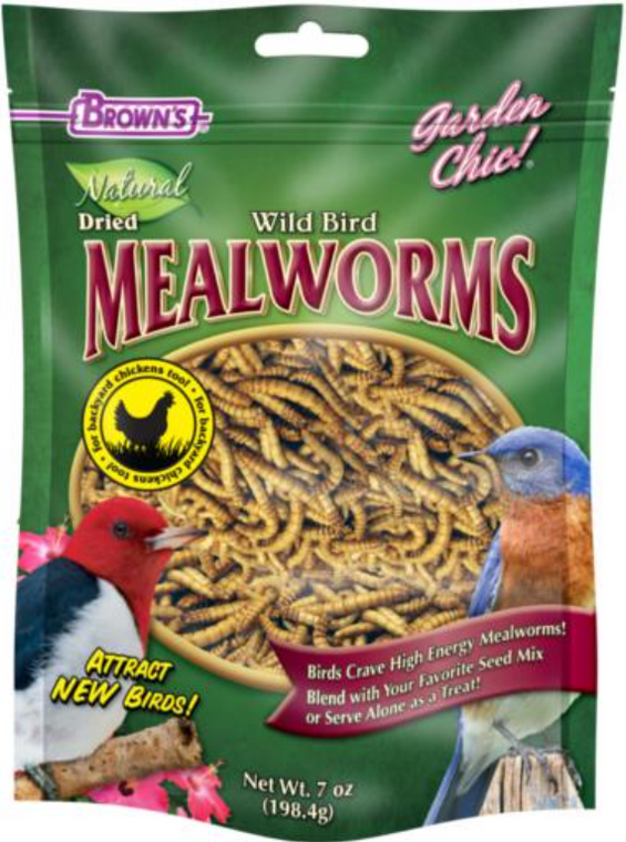 7oz Browns Mealworm Bag 7oz