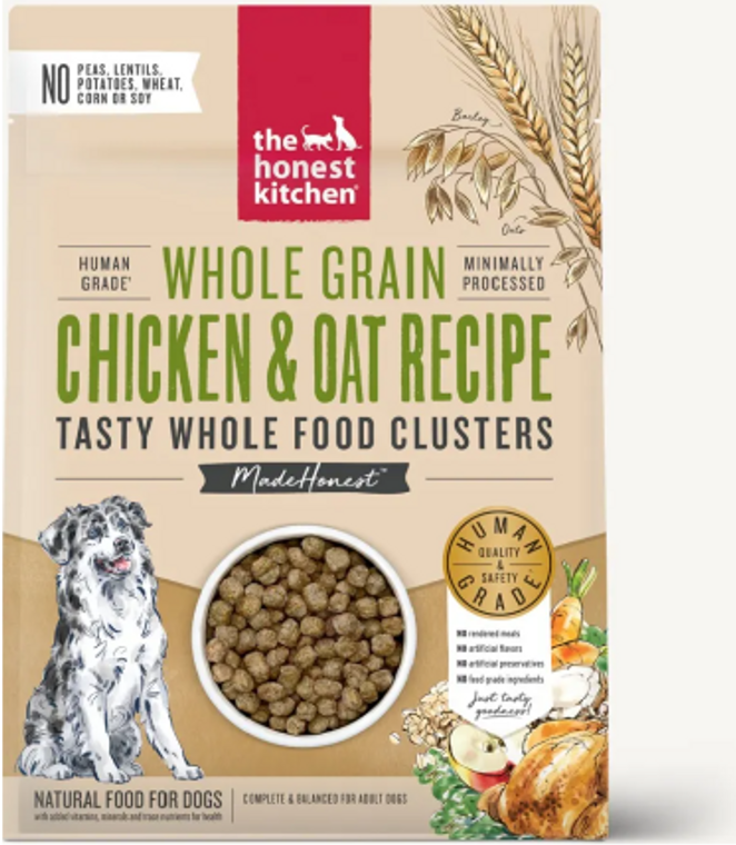 Honest Kitchen Whole Food Clusters Whole Grain Chicken Dog Food 5#