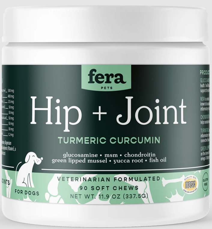 Fera Pet Organics Hip + Joint for Dogs Soft Chews 90 ct