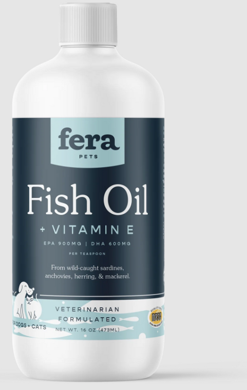Fera Pet Organics Fish Oil for Dogs 16oz