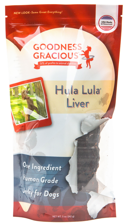 Goodness Gracious Hula Lula Beef Liver Jerky 5oz