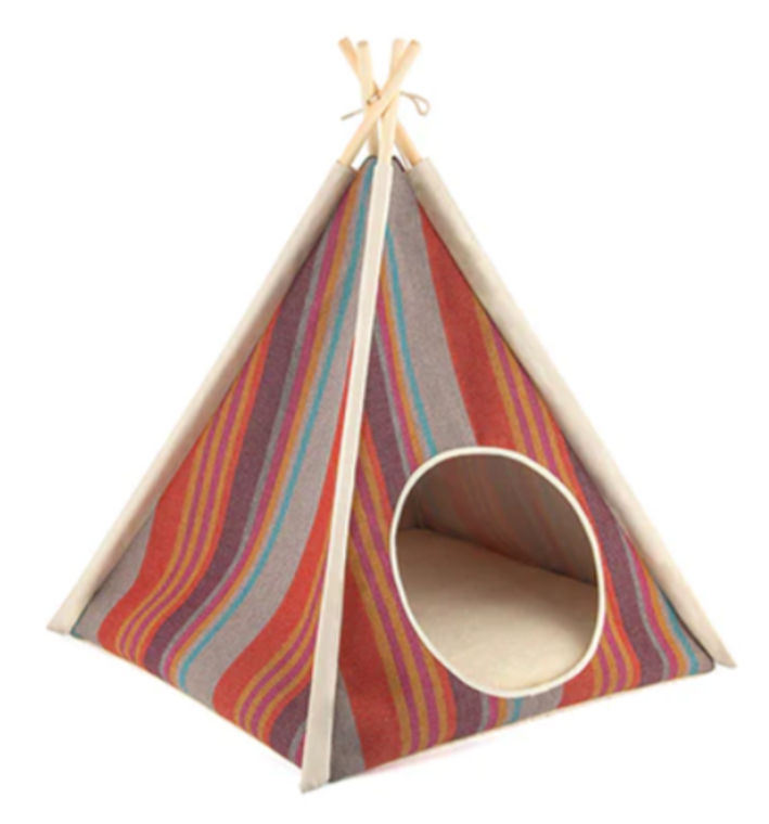 P.L.A.Y. Teepee Cat Bed Desert 24.8x 24.8