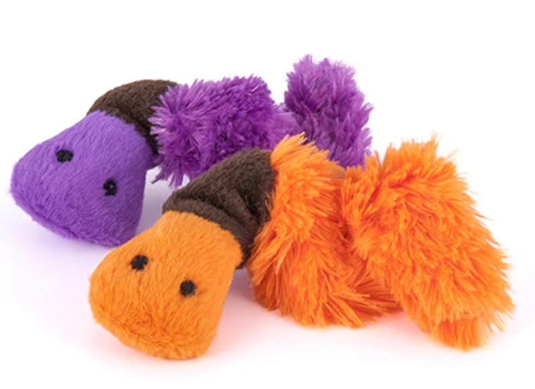 P.L.A.Y. Feline Frenzy Cat Toy Worms 2 pack