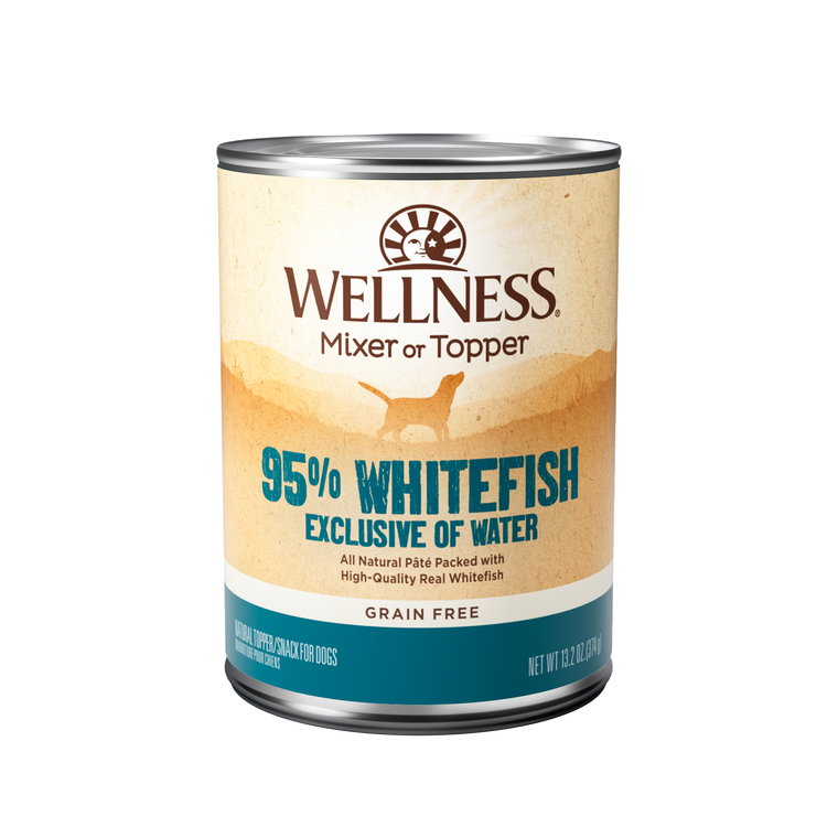 Wellness 95% Whitefish Dog Food 13.2oz