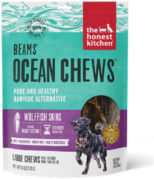 Honest Kitchen Wolf Fish Skins Dog Treat 6oz