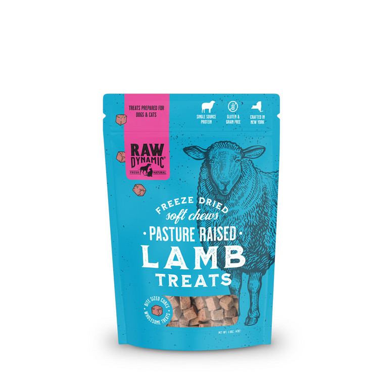 Raw Dynamic Freeze Dried Dog Treat Lamb 1.5oz