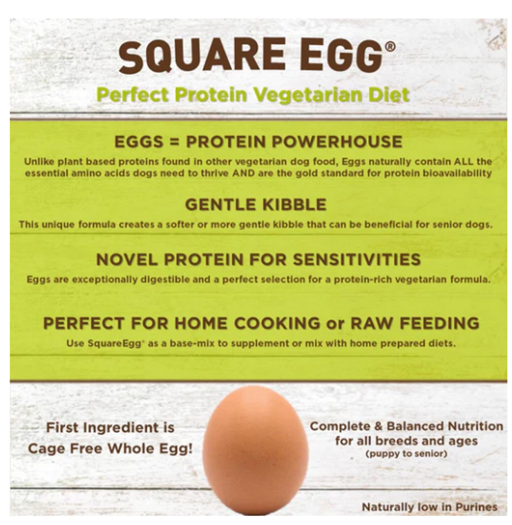 Square Pet VPS Egg Dog Food Dry Sample