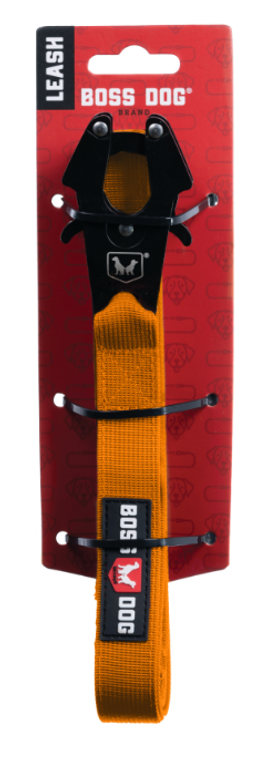 Boss Dog Tactical Dog Leash 4' Orange