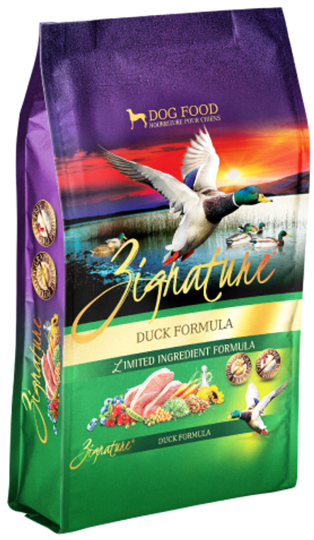 Zignature Duck Dog Food Dry 25lb