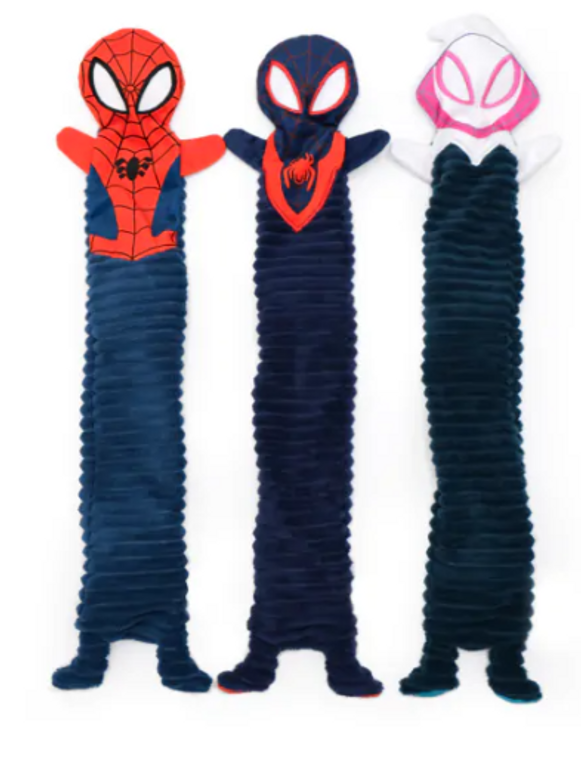 Zippy Paws Marvel Skinny Peltz Spider Man 3 pack