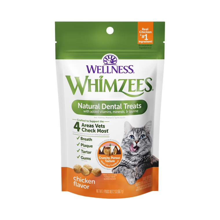 Whimzees Cat Dental Treats Chicken 2oz