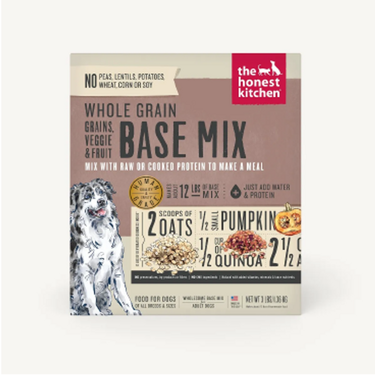 Honest Kitchen Base Mix Whole Grain, Fruit & Veggie Base Mix 3lb