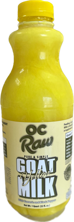 OC Raw Goats Milk w/ Tumeric & Black Pepper Dog Food 32oz