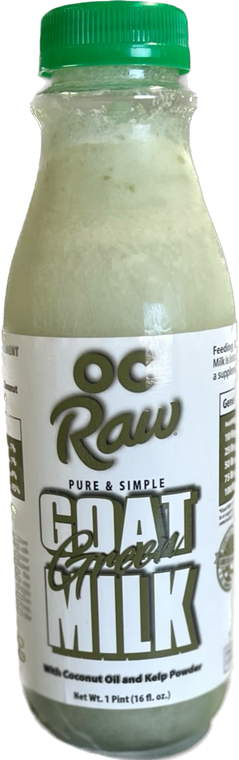 OC Raw Goats Milk w/ Coconut Oil & Kelp Dog Food 16oz
