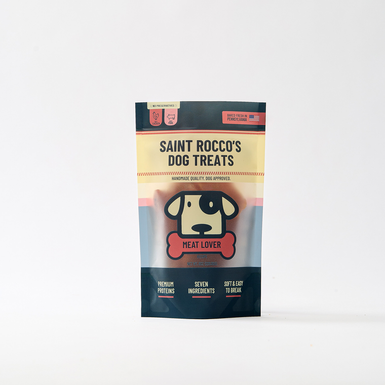 Saint Rocco’s Dog Treats Meat Lovers 8oz