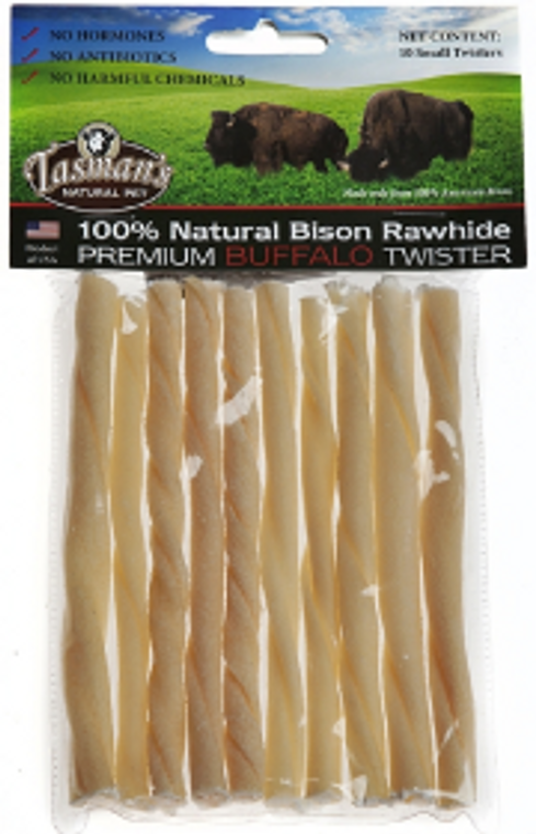 Tasman's Small Bison Twisters 10 Pack  5"