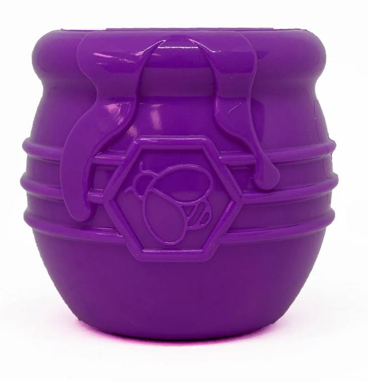 SodaPup Pup X Honey Pot Treat Dispenser Purple