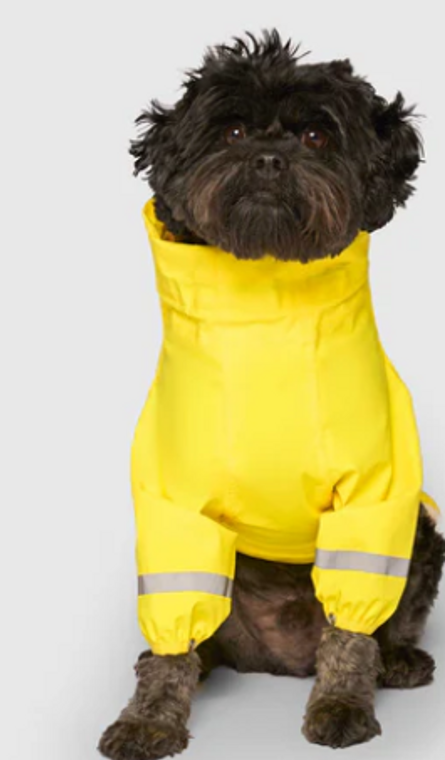 Canada Pooch Waterproof Raincoat size 28 Yellow