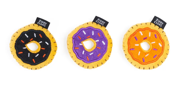Zippy Claws Cat Toy Mini Donuts 3 pack