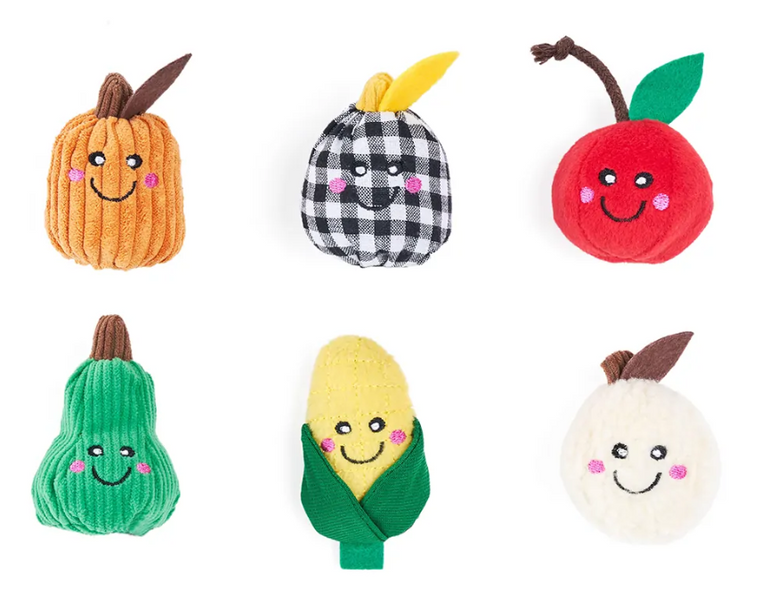 Zippy Claws Cat Toy Fall Harvest Treats 6 pack