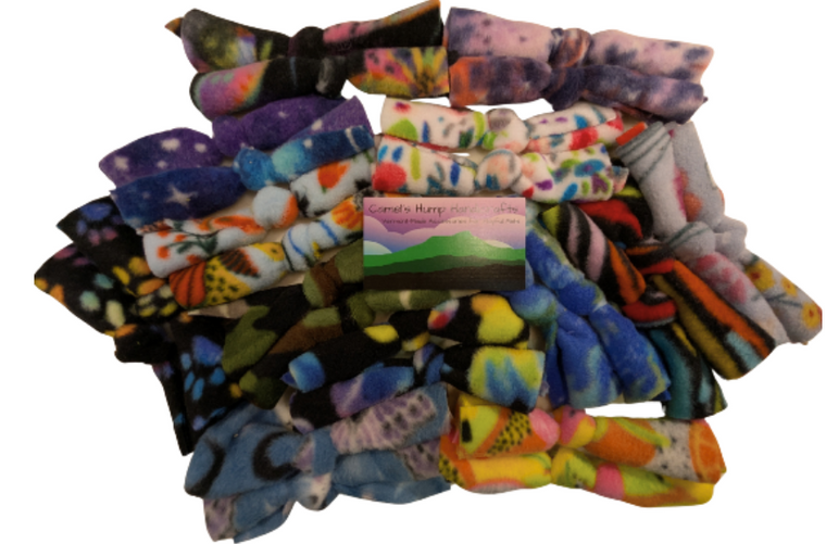 Camel's Hump Handicrafts Fleece Knot Cat Toy w/Catnip & Silvervine