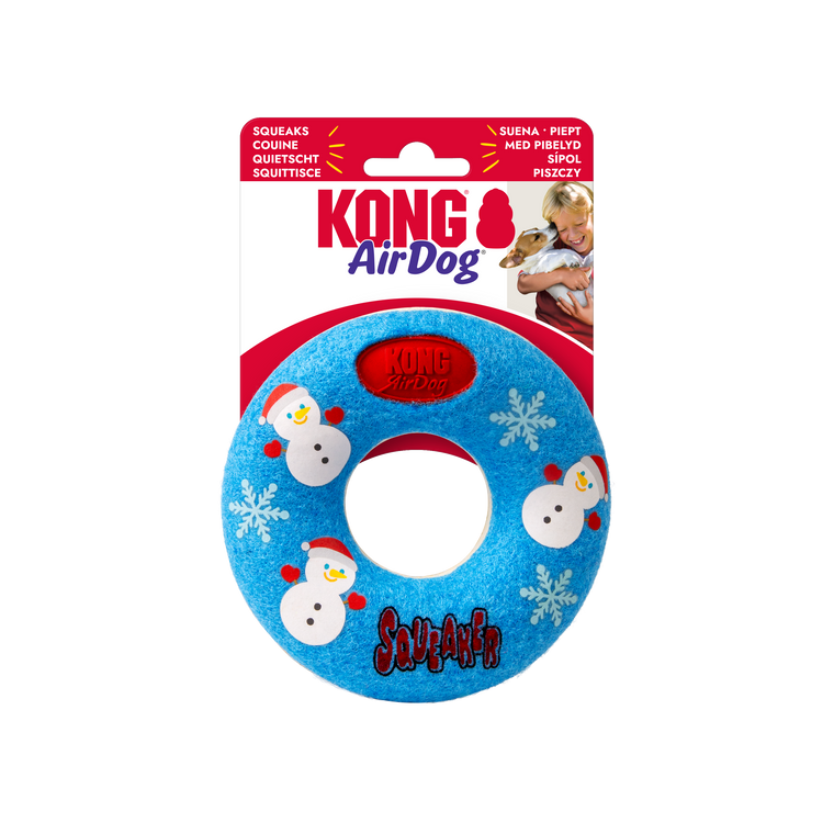 Kong Holiday Dog Toy AirDog Donut Medium