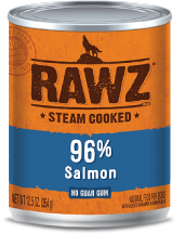 Rawz 96% Salmon Dog Food 12.5oz