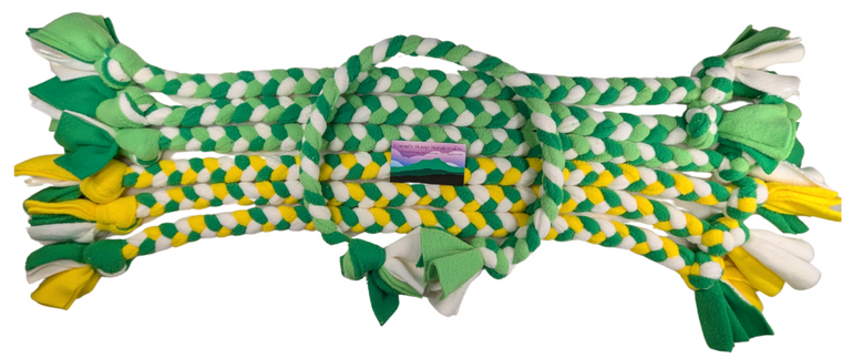 Camel's Hump Handicrafts St. Patrick's Day Braided Tug Large 34"-36"