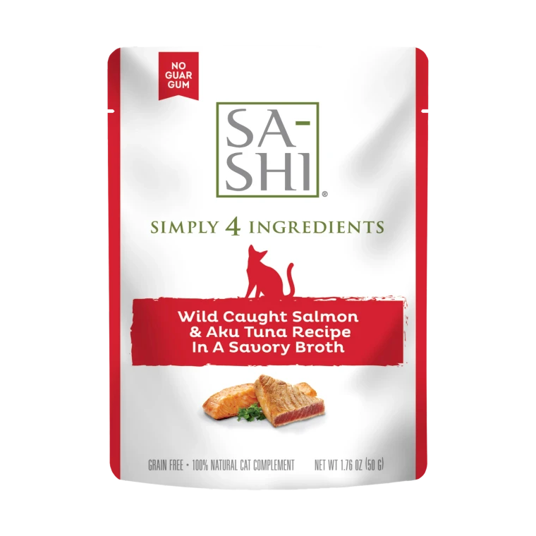 Sashi Salmon & Tuna Pouch Cat 1.76oz
