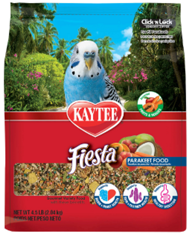 Kaytee Foods Fiesta Parakeet Bird Food 4.5lb