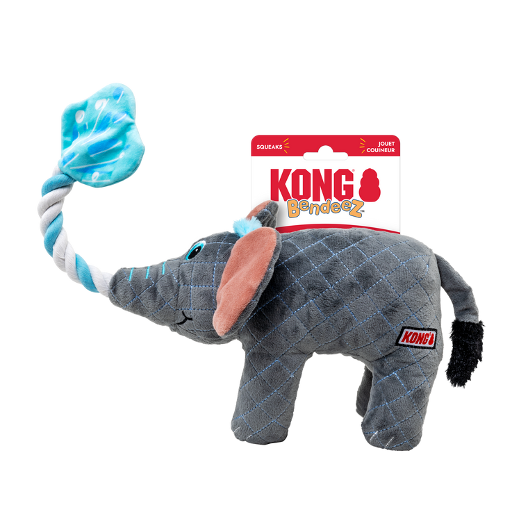 Kong Dog Toy Bendeez Elephant Large