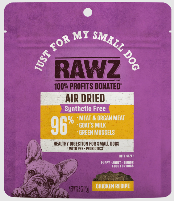 Rawz  Air Dried "Just for My Small Dog" Chicken Recipe 2.5oz