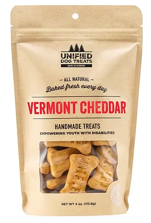 Unified Dog Treats Vermont Cheddar 4oz