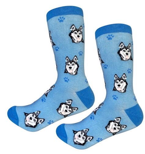 Socks Siberian Huskey