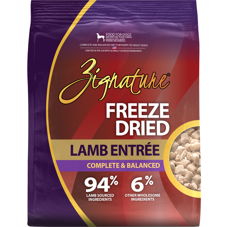 Zignature Freeze Dried Lamb Entrée 4oz