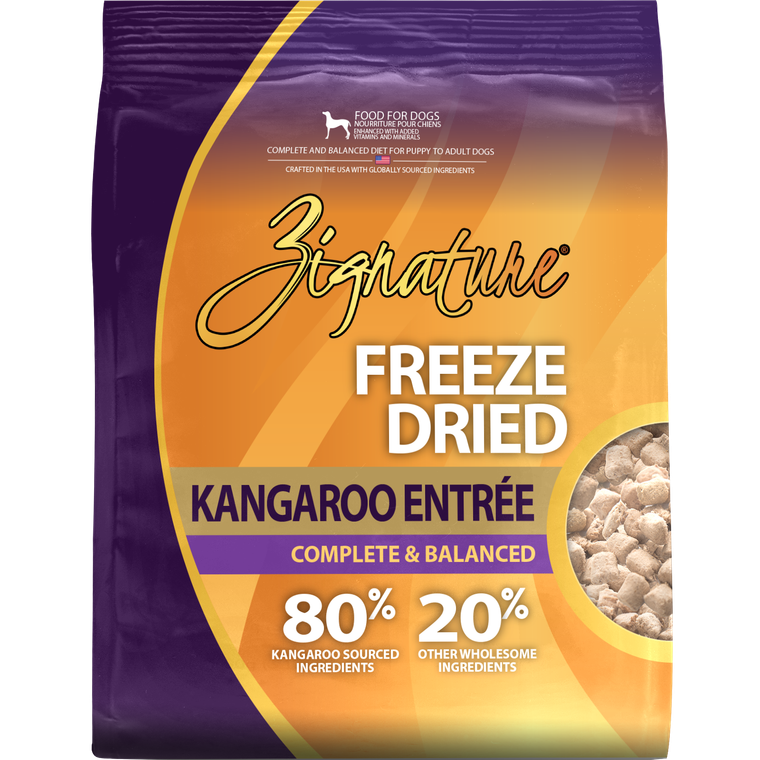 Zignature Freeze Dried Kangaroo Entrée 12.5oz