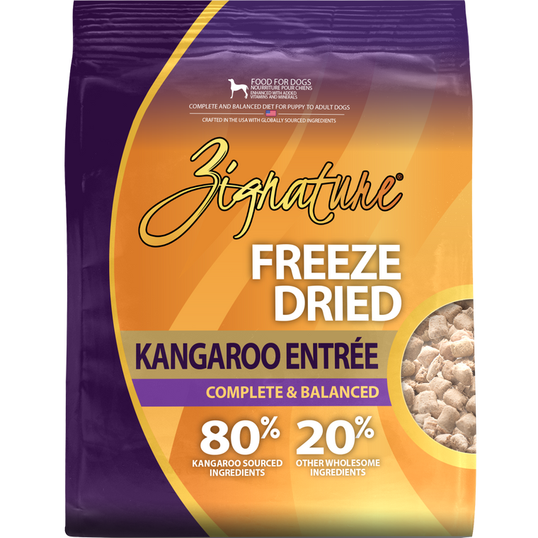 Zignature Freeze Dried Kangaroo Entrée 25oz