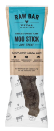 Vital Essentials RAW BAR Freeze-Dried Raw Dog Snacks Moo Stick (single)